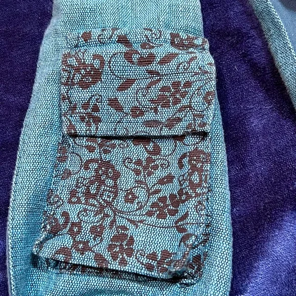 🦋🦒🩵Teal Long boho shoulder bag🦋🦒🩵 - Picture 3 of 4